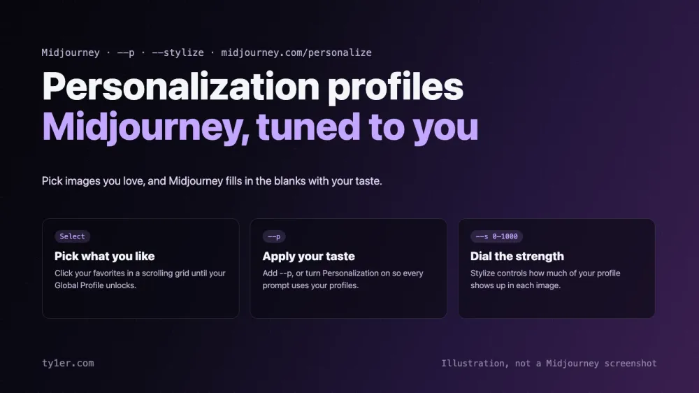 Midjourney Personalization Profiles: How to Teach Midjourney Your Taste