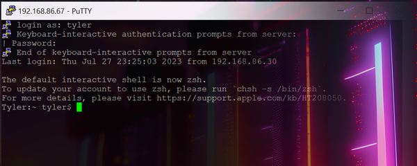 How to Remotely Connect to a Mac Terminal from a Windows PC with SSH