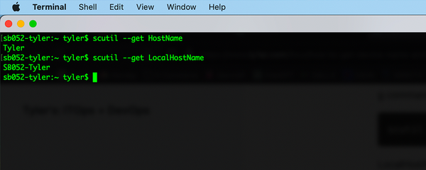 How to Get Device Name and Rename Your Mac Computer from Terminal